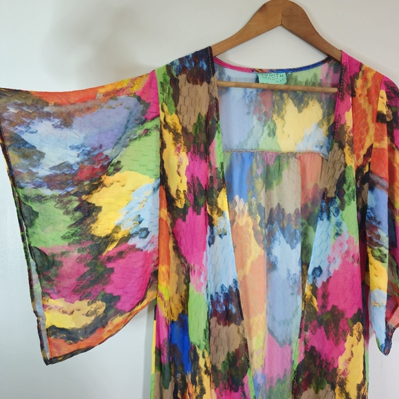 Judith March | Color Splash Lightweight Cardigan - Picture 3 of 7